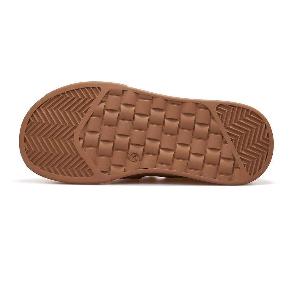 Women’s Fabric Slip-on Platform Loafers-65898W