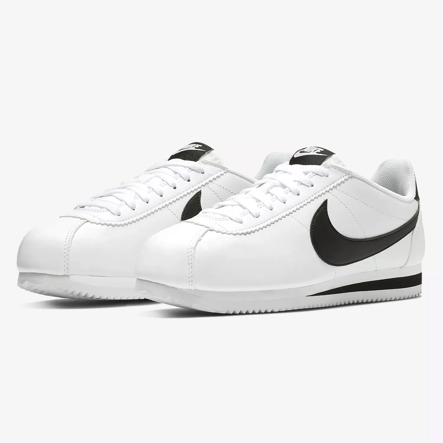 Women's Nike Classic Leather Cortez (White/Black)