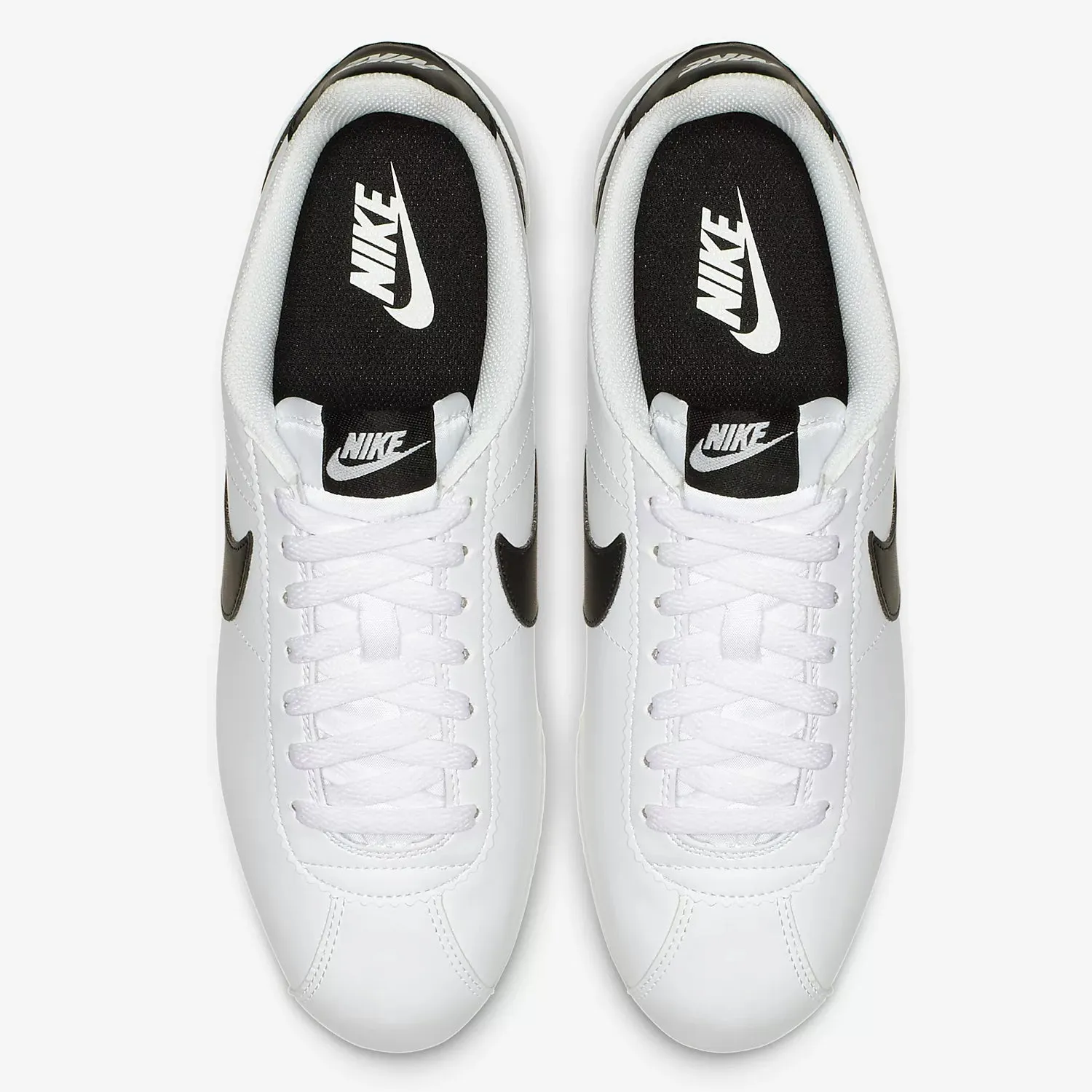 Women's Nike Classic Leather Cortez (White/Black)